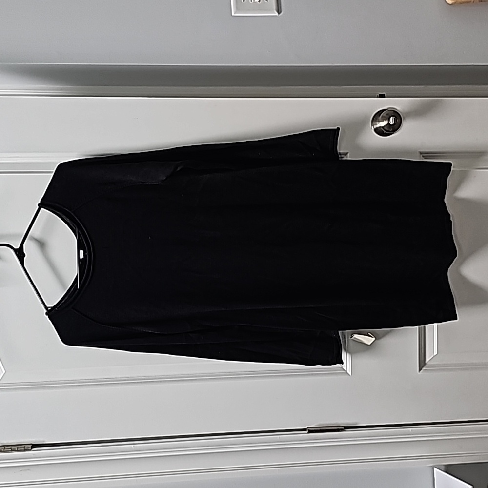 Black sweater dress